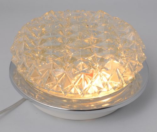 Stylowy plafon srebrna obręcz lampa sufitowa 580