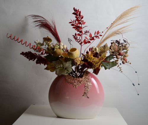 Śliczny wazon na kwiaty ceramika Portugalia.- 180
