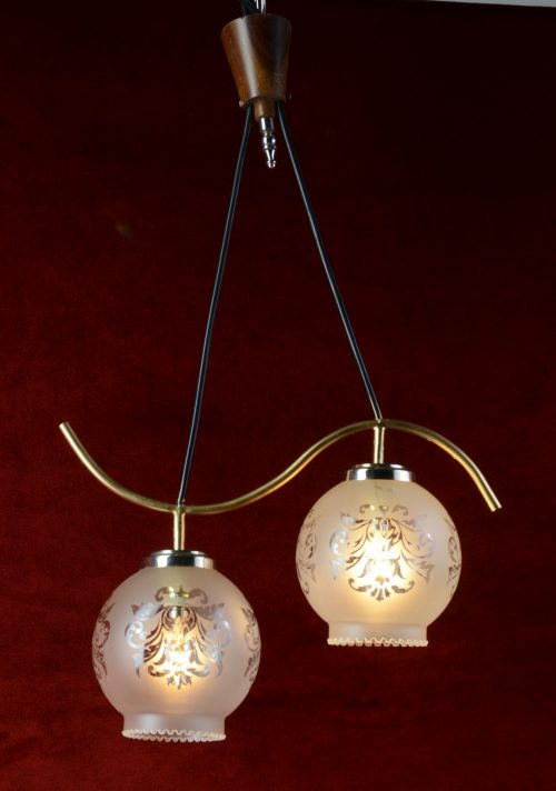 Oryginalna lampa z kloszami kule Hiszp.60 -322