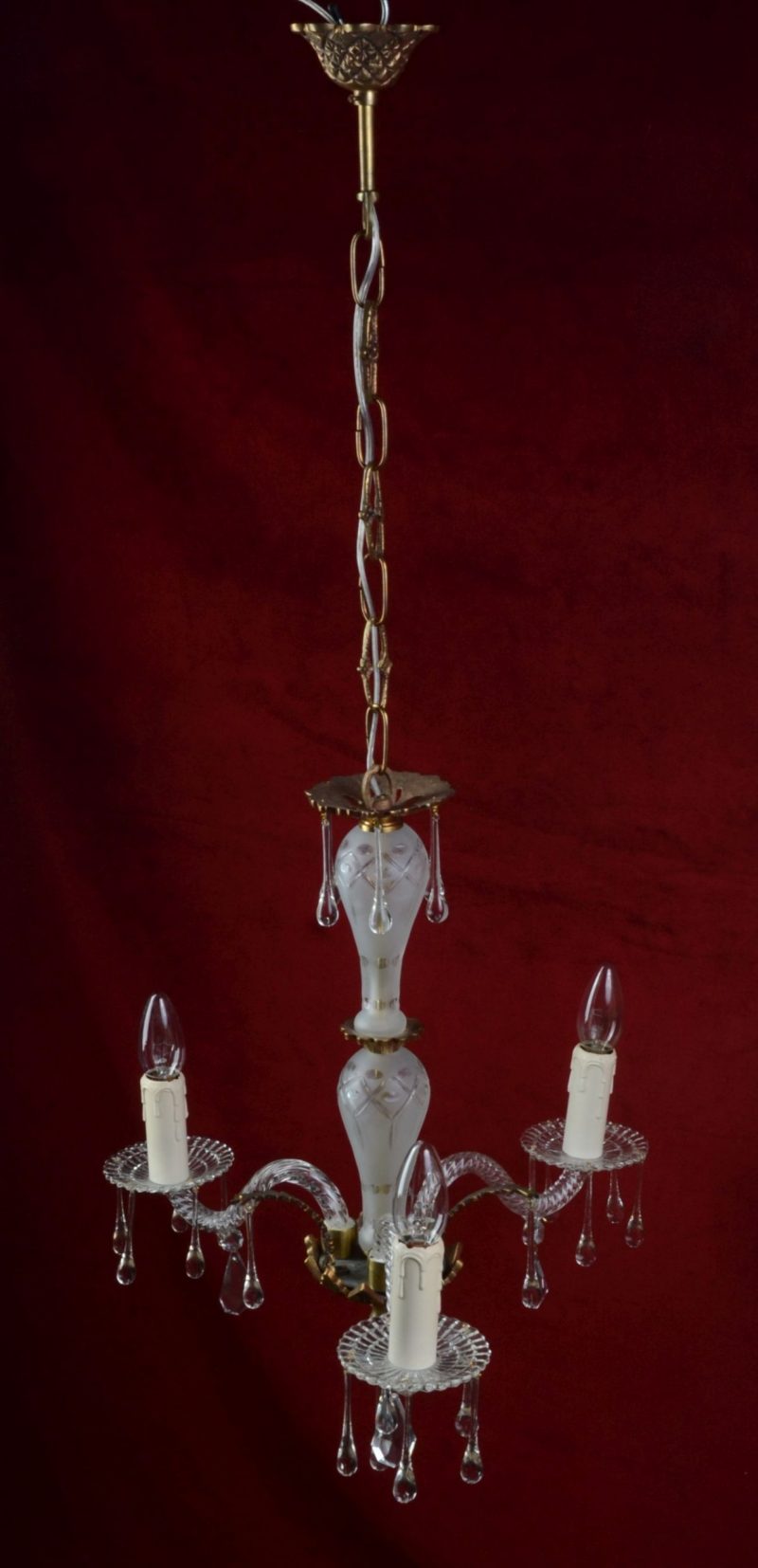 Żyrandol Maria Teresa kryształy Hiszpania 50- 297