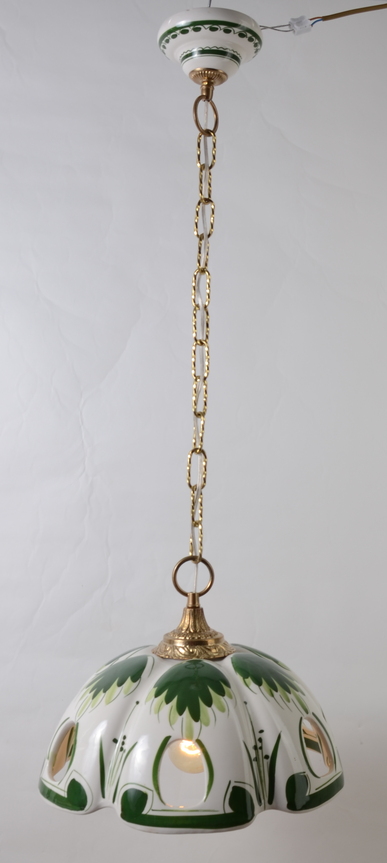 Stylowa lampa kuchenna porcelana Portugalia-1048