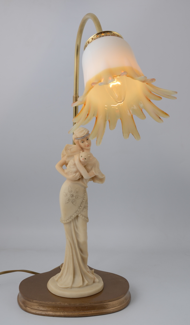Unikatowa lampka figura kobiety Hiszp.536