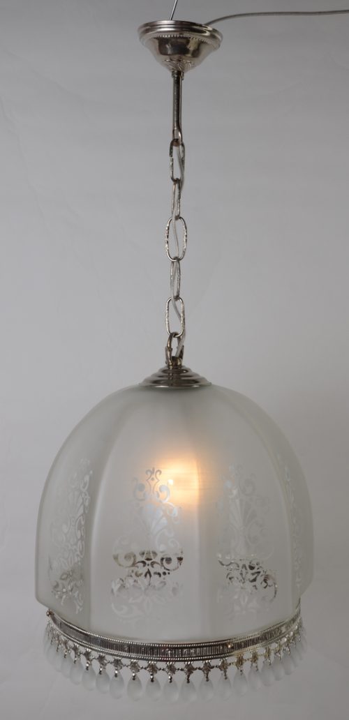 Oryginalna lampa wisząca klosz sople Hiszp.1061