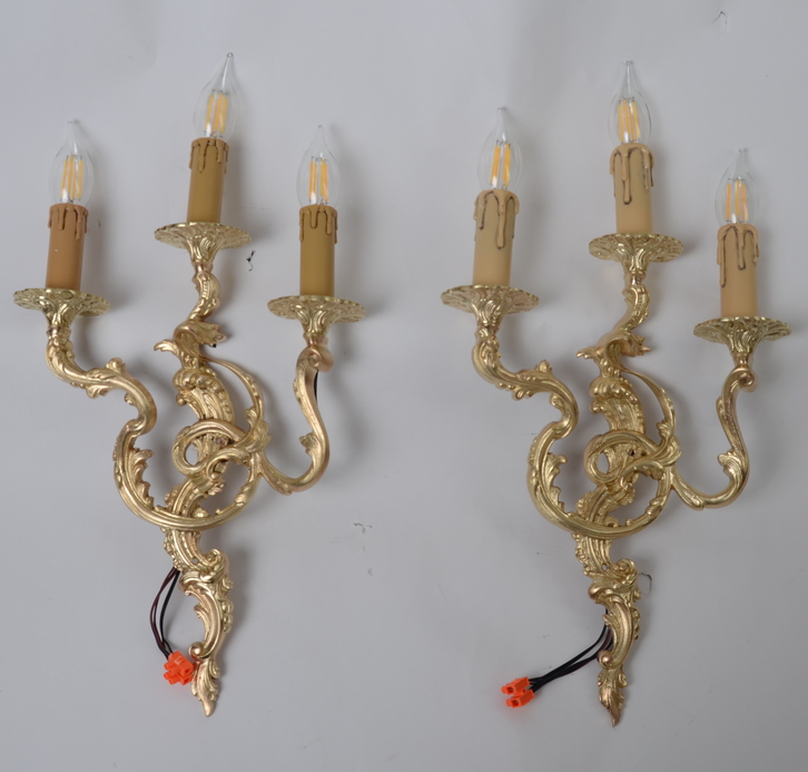 Stylowy komplet 2x kinkiet świeczki Hiszp.483 - obrazek 2