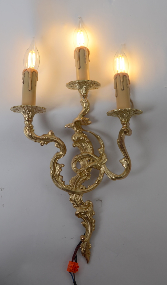 Stylowy komplet 2x kinkiet świeczki Hiszp.483 - obrazek 3