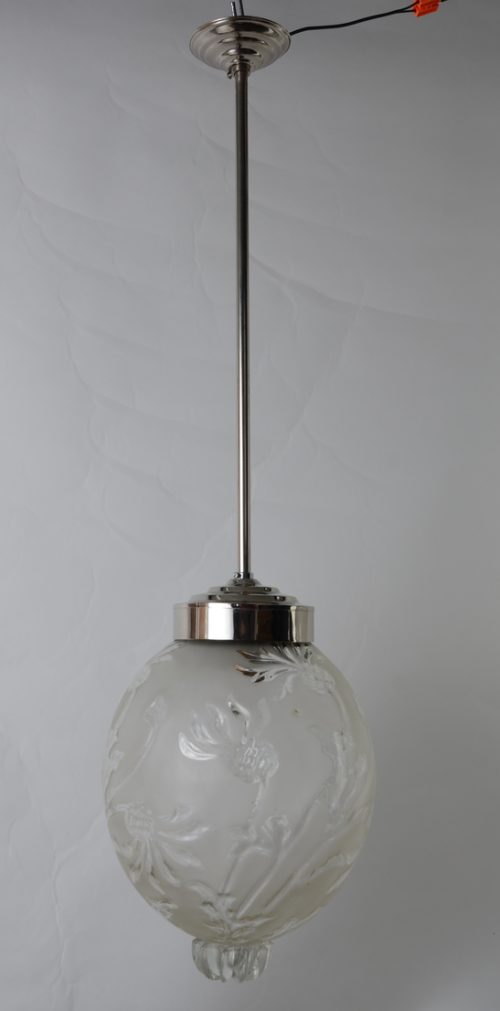 Oryginalna lampa kula z dekorem Hiszp.1084