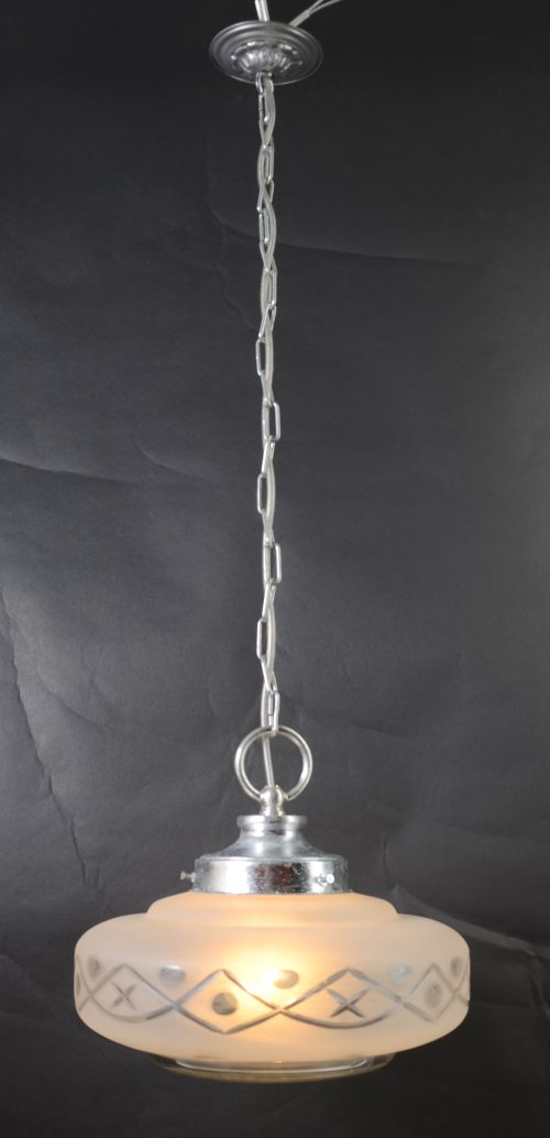 Stylowa lampa wisząca klosz Hiszp.1089