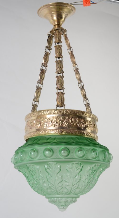 Oryginalna lampa secesja klosz Hiszp.1092