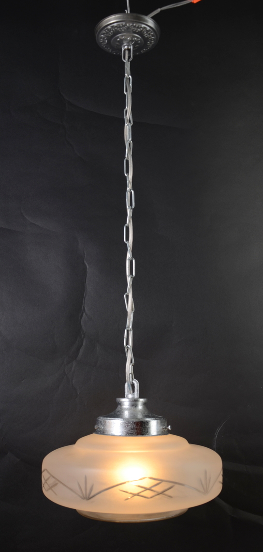 Oryginalna lampa wisząca klosz Hiszp.1090 - obrazek 3