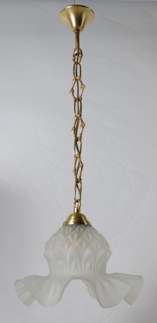 Stylowa lampa wisząca klosz Hiszp.1105